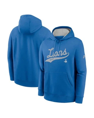 Толстовка с капюшоном мужская Nike On Field большая NFL Detroit Lions | логотип клубной перемотки - Изображение 1 из 4
