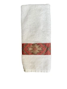 VTG Ralph Lauren Hand Towel SOUTHWEST Aztec White Sands Blue Label READ - Picture 1 of 4