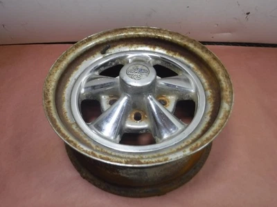 Rueda Cragar SS 15x6 5 orejetas Unilug 4" retrodistancia Ford GM Dodge envío gratuito Foto 1 de 4
