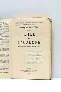 L'Îleet l'Europe Jacques Bardoux Paris 1933 - Picture 1 of 5