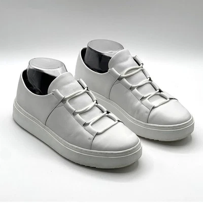 Zapatos Tenis para Mujer Eileen Fisher Prescot Cuero Blanco Nubuck Con Cordones Talla 9 Foto 1 de 4