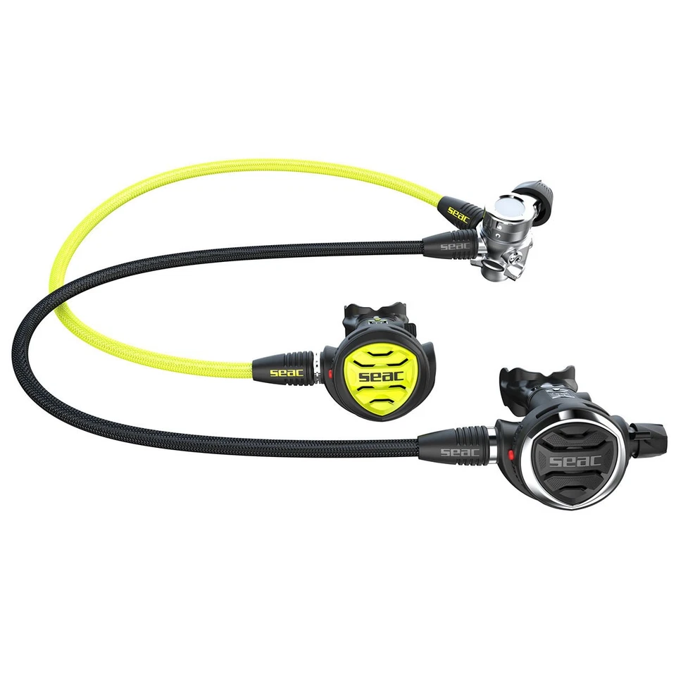 SEAC IT500 Ice Black Metal Scuba Diving Regulator (0350112002004A)