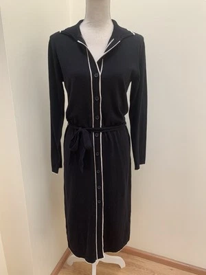 Max Studio London - Kleid, Strickkleid, Gr. S, Schwarz, Langarm - Bild 1 von 4