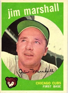 1959 Topps 153 Jim Marshall Cubs - Bild 1 von 2