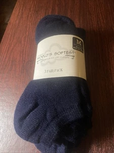 World’s Softest Socken 3er Pack Blue Ankle Medium Navy Blau Neu So Schön - Bild 1 von 2