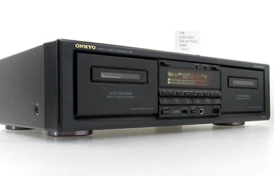 Reproductor de cinta de casete Onkyo grabadora HX Pro TA-RW414 doble cubierta Foto 1 de 4