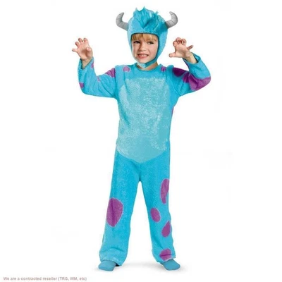 Disney Toddler Monster University Sulley Classic Costume Jumpsuit Blue 3T-4T - Image 1 of 4