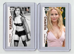 Jennifer Lawrence rzadka MH Chaveta #'d x/3 Karta tytoniowa nr 368 - Zdjęcie 1 z 1