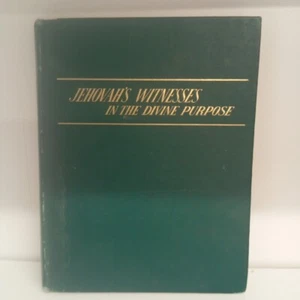 Jehovah's Witnesses In The Divine Purpose 1959 1st Ed Illustrated Hardcover J2 - Imagen 1 de 3