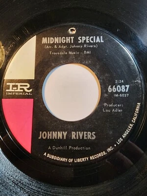 Johnny Rivers -Midnight Special /Cupid 45RPM Imperial 1965 VG+ F310 - Image 1 of 2