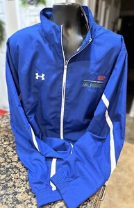 💪Under Armour Men's UA Qualifier Warm Up Jacket💪| Blue| NWT| DuPont/Pioneer - Picture 1 of 11