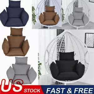 Hängesessel Kissen Set Pads zum Hängen von Ei & Stuhl Schaukelstuhl Terrasse Garten - Bild 1 von 72