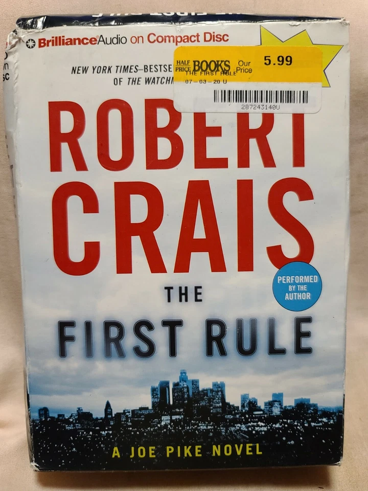 Shelf00d Audiobook~Robert crais- the first rule- 4 cds - Image 1 of 1