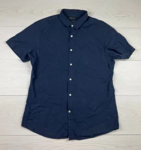 Banana Republic Grant Fit Blue Button Up Shirt Size Large - Picture 1 of 7