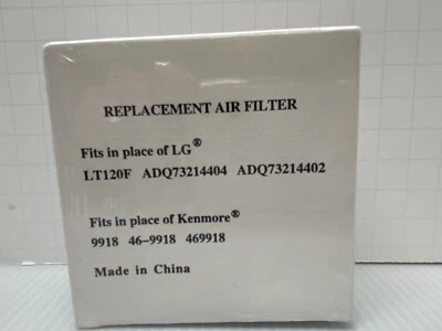 LG LT120F Air Filter Replacement, Compatible with Kenmore Elite 9918, 795 2 PK - Image 1 of 4
