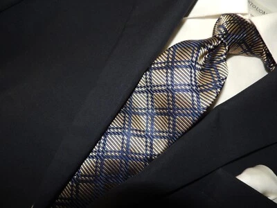 Exquisita Corbata Paul Fredrick Hombre Tejida 100% Seda 59x3 Foto 1 de 4