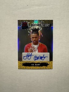 Lil Baby 2023 Leaf Pop Century Gold Prizm Pro Set Raps Auto Autograph Signed 1/1