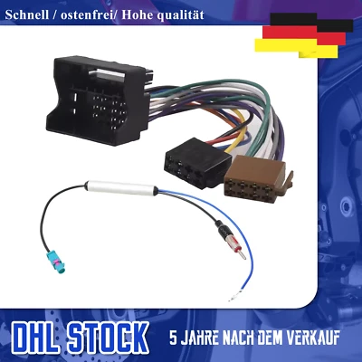 VW Golf 5 6 Caddy Passat Polo 9N 6R Radioadapter Phantom DIN Adapter Antenne - Bild 1 von 4