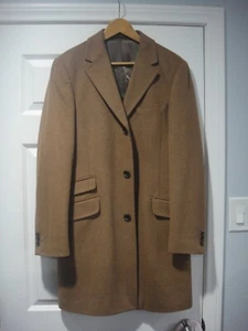 Abrigo beige MOSS 1851 ajuste a medida Reino Unido 48 regular/Estados Unidos 38R nuevo sin etiquetas - Imagen 1 de 9