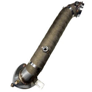 Tubo de acero inoxidable DHD 300-329 3" brida de 3 pernos LML Duramax tubo descendente 2015-2016 - Imagen 1 de 4