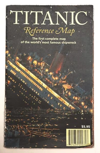 1998 Titanic Reference Map Hedberg Maps Full Color Map 26"x39" - Picture 1 of 5