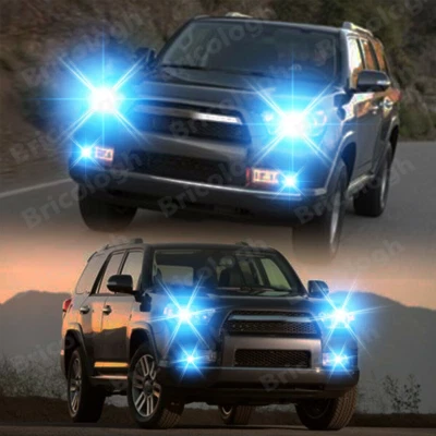 Combo de faros LED 6 piezas 8000K + bombillas antiniebla para Toyota 4Runner 2003-2005 Foto 1 de 4