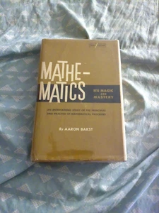 1967 3rd hb@dj MATHEMATICS: ITS MAGIC AND MASTERY by Aaron Bakst - Picture 1 of 7