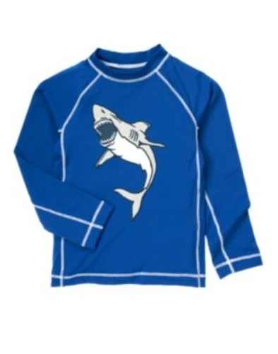 GYMBOREE SWIM SHOP TIBURÓN AZUL L/S RASHGUARD 3 4 5 6 7 8 10 12 NUEVO CON ETIQUETAS Foto 1 de 1