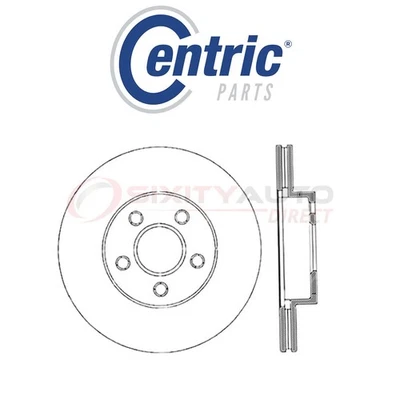 Centric C-TEK Disc Brake Rotor for 1992-1998 Oldsmobile Achieva 2.3L 2.4L nm - Изображение 1 из 4