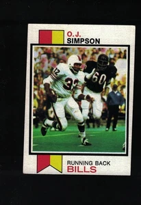 1973 Topps Football O.J. Simpson #500 *BILLS* HOF - Bild 1 von 2