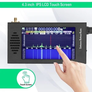 4 3-calowy odbiornik SDR 100 KHz-149MHz Ekran dotykowy FM MW SSB CW HAM❀ - Zdjęcie 1 z 22