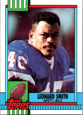 1990 Topps #194b Leonard Smith - Image 1 of 2