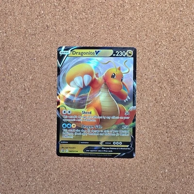 Dragonite V SWSH154 Pokemon Sword & Shield Black Star Promo Cards Holo *CEL - Image 1 of 2