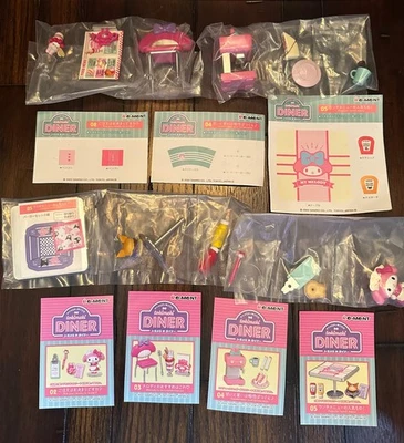 Re-Ment Sanrio My Melody Tokimeki DINER Sets 2 3 4 5 NEW IN PACKAGE! Sheets warp - Image 1 of 4