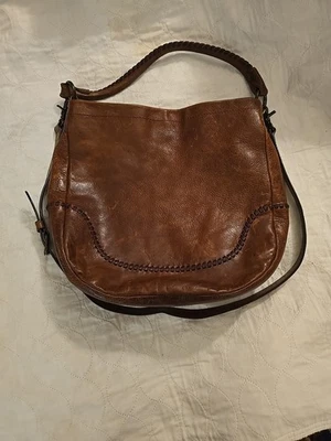 Bolso Hobo Frye Melissa Color Es Cuero Marrón Tostado Champiñón! Bolso tamaño mediano BONITO Foto 1 de 4