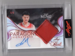 Parche automático autógrafo Yao Ming 2025 hoja perla firmas Paragon 5/5 - Imagen 1 de 2