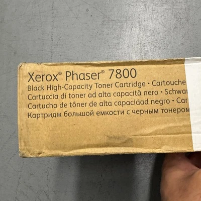 Genuine Xerox 106R01569 Black High-Capacity Toner – Phaser 7800 – OEM Open Box - Image 1 of 4