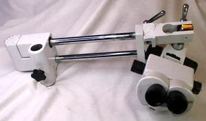 Amscope 7X-45X Binocular Stereo Zoom Microscope + Articulating Arm Parts - Picture 1 of 8