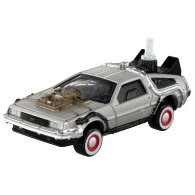Tomica Premium Unlimited 02 Back to the Future ime Machine PART3 Silver NEW - Image 1 of 4