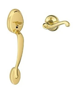 Schlage Lock Company Plymouth Manija de entrada frontal estilo interior para zurdos (RB) - Imagen 1 de 1