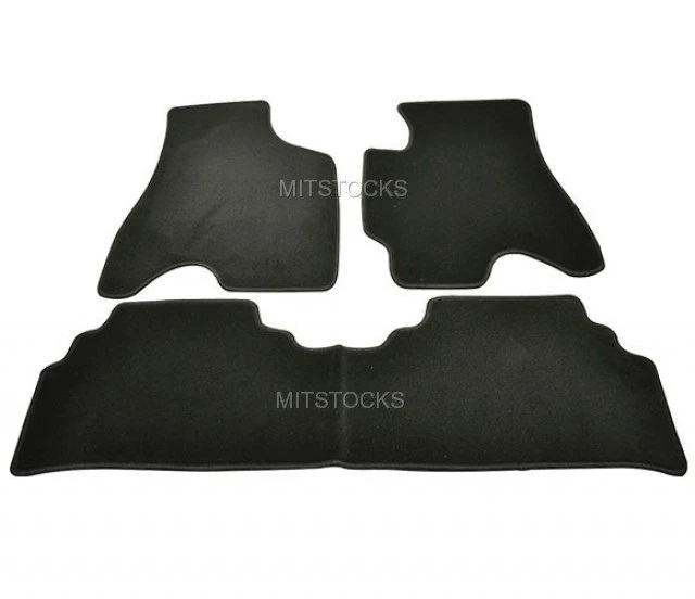 适合 1999 - 2003 年 LEXUS RX300 黑色尼龙地毯地板垫 3 件 — 第 1/1 张图片
