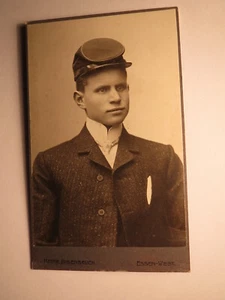 Essen West - Schüler im Anzug mit Stürmer - wohl Schülerverbindung / CDV - Picture 1 of 2