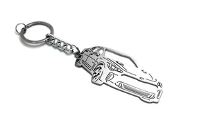 Llavero de acero inoxidable 3D carrocería de coche corte lazo llavero apto para Kia Stinger - Imagen 1 de 6