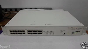 Alcatel OmniStack 6024 24-Port Switch w/ 142626-404 Serial RS232 Module TESTED - Picture 1 of 5