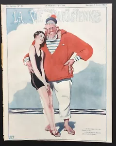 Parisian Life (La Vie Parisienne) Cover Illustration August 7, 1926 - Picture 1 of 1