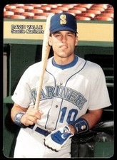 1989 Mother's Cookies Seattle Mariners Dave Valle Seattle Mariners #9