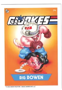 GI JOKES 24a BIG BOWEN Pingitore Magic Marker Art GPK GI Joe Hasbro Stickers - Picture 1 of 1