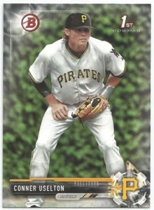 Conner Uselton Pittsburgh Pirates 2017 1st Bowman Draft Baseball - Picture 1 of 3