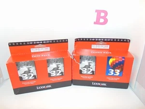 Original Lexmark 32/33 5er-Pack Standardkapazität - Schwarz/Mehrfarbig Tintenpatronen - Bild 1 von 4