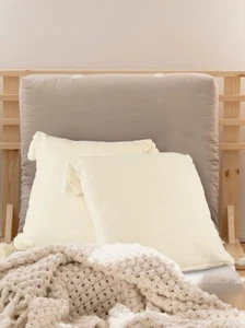 Throw Pillow Covers Set of 2 Sofa Decor Cotton Cushion Cases Home Decor 16"X16" - Picture 1 of 8